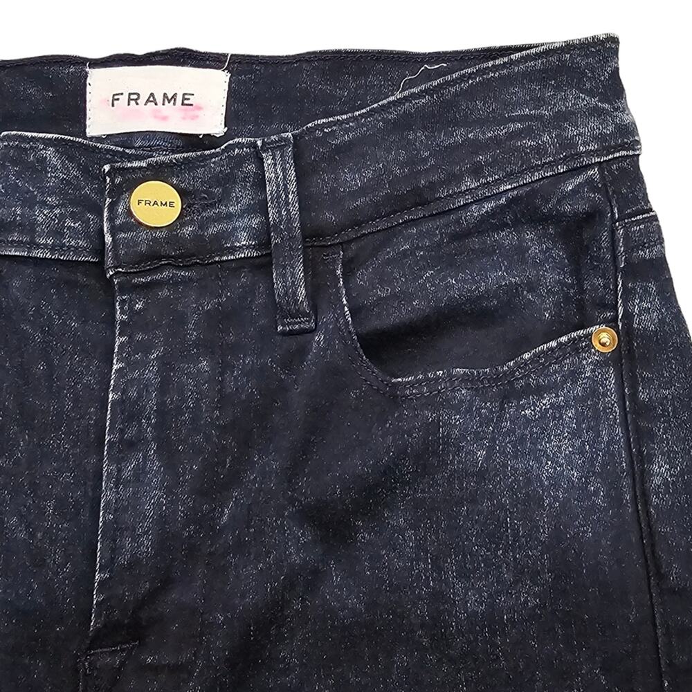 Frame Jeans Women's Size 28 Le High Skinny Dean Acid Wash Ankle High Rise - Picture 4 of 15